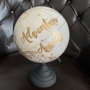 Adventure awaits Painted globe